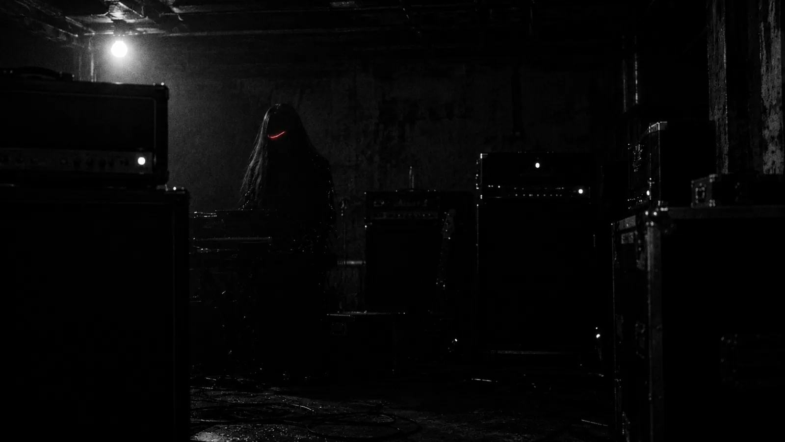 Red eyes in the dark
