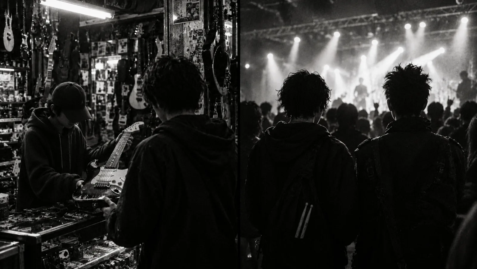 2015, two meetings — SETH and BLAKE at Nakwon Arcade, TYLER and RYAN at a show